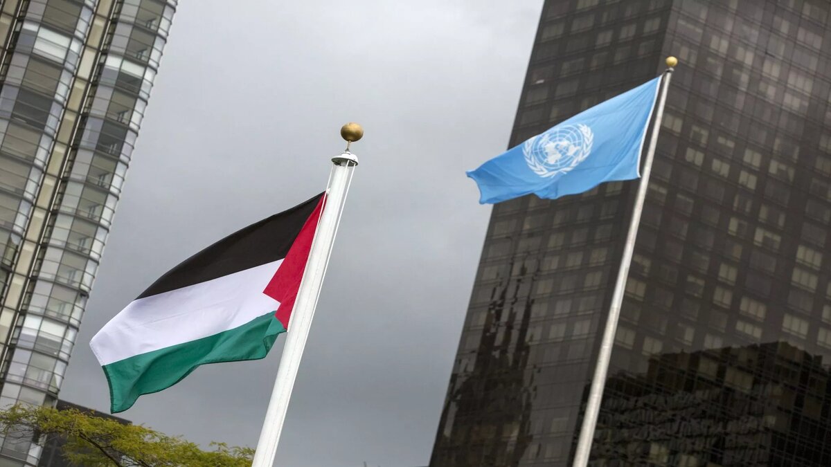 déploiement du drapeau palestinien à l’ONU