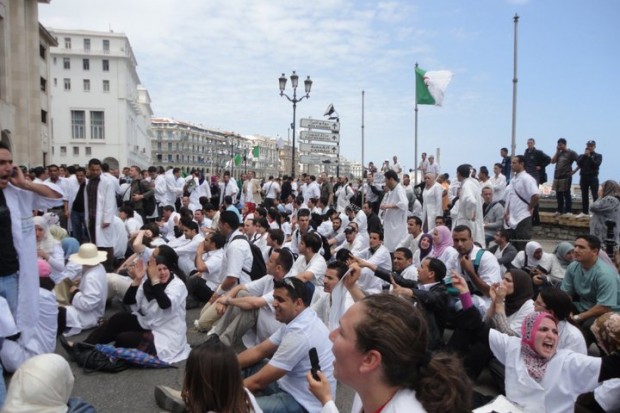 sit-in medecins residents alger